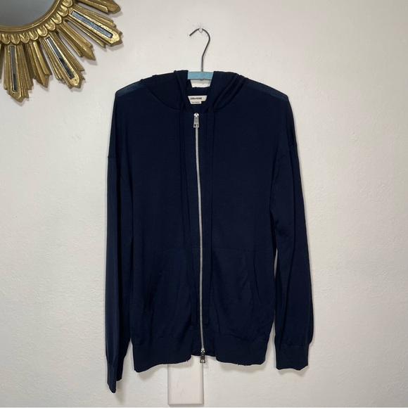 Zadig & Voltaire Sixtine Camo Rock Strass Wool Jacket - Picture 8 of 14